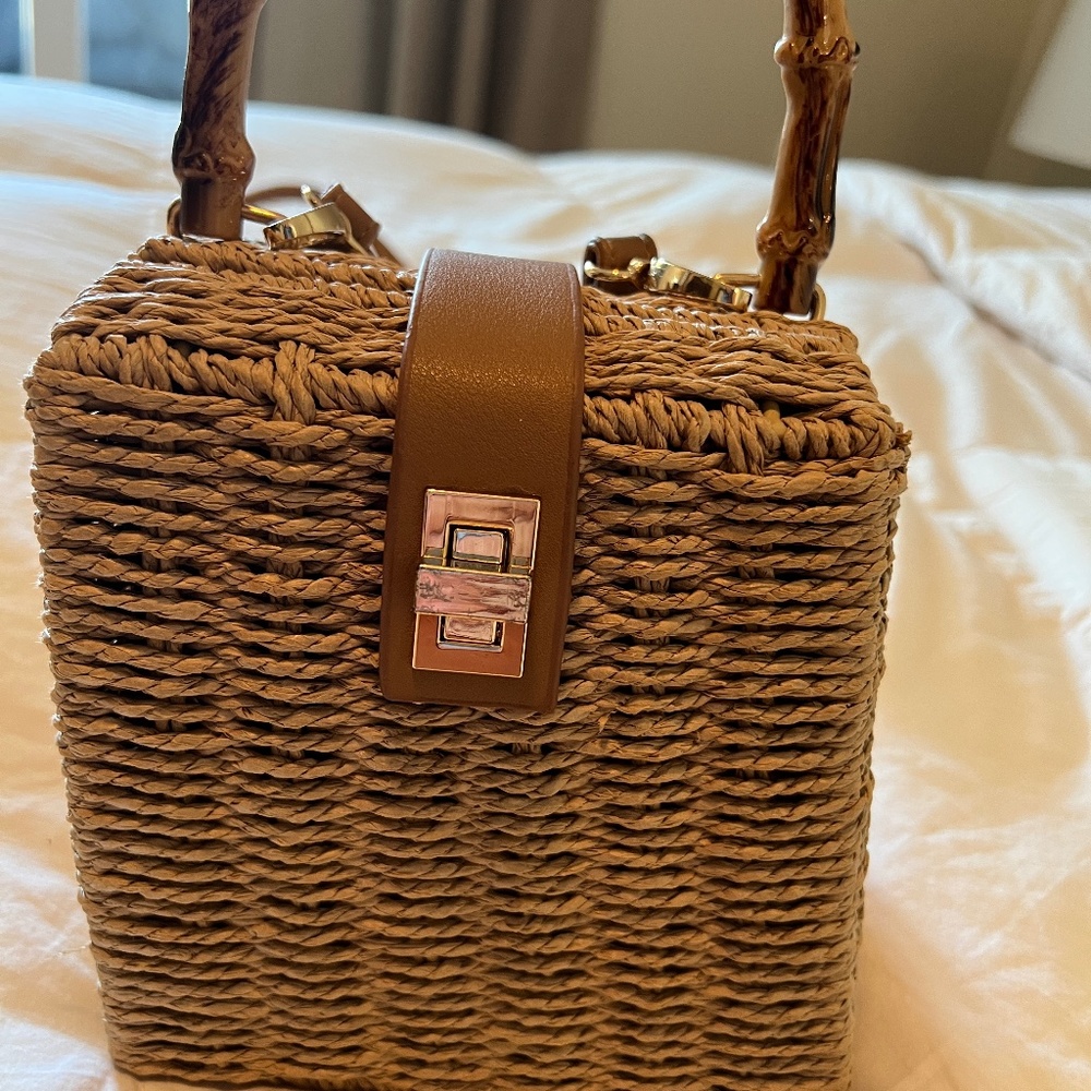 Summer Straw/ Woven Small Purse Handbag